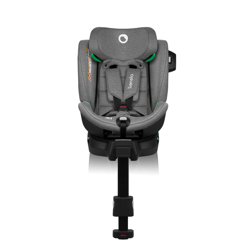 Lionelo Harmony i-Size Grey Concrete Bamboo 360 Rotational Car Seat