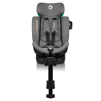 Lionelo Harmony i-Size Grey Concrete Bamboo 360 Rotational Car Seat