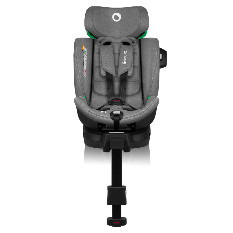 Lionelo Harmony i-Size Grey Concrete Bamboo 360 Rotational Car Seat