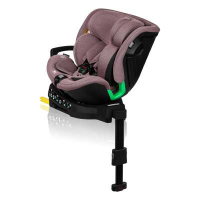 Lionelo Harmony i-Size Pink Mauve Bamboo 360 Rotational Car Seat