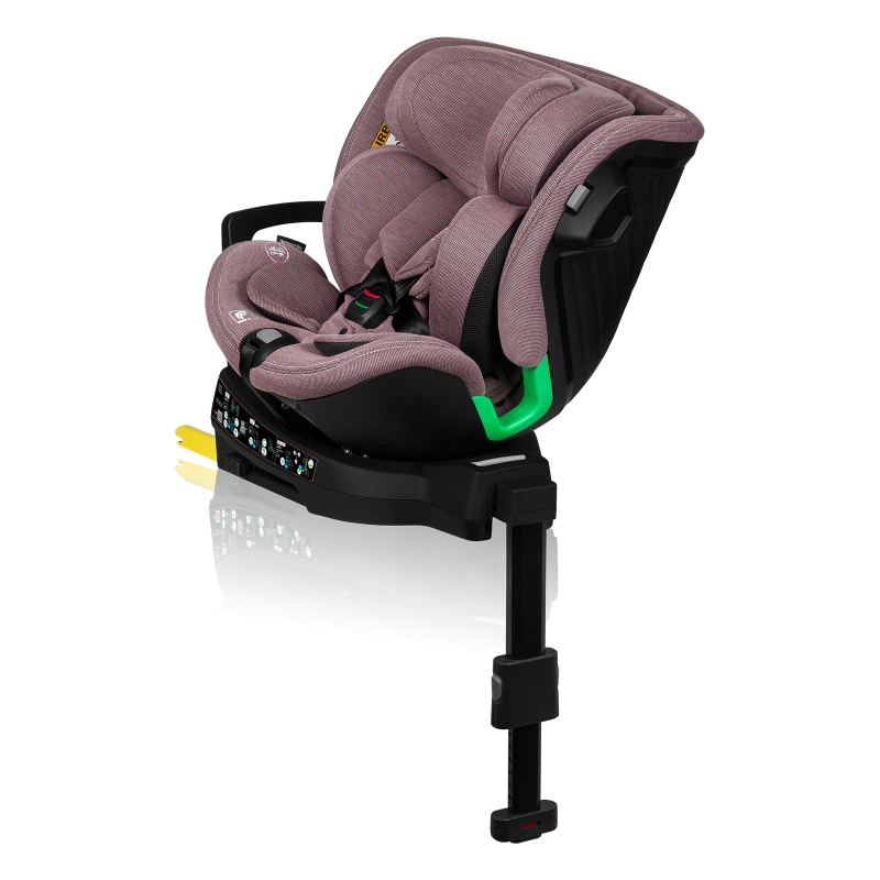 Lionelo Harmony i-Size Pink Mauve Bamboo 360 Rotational Car Seat