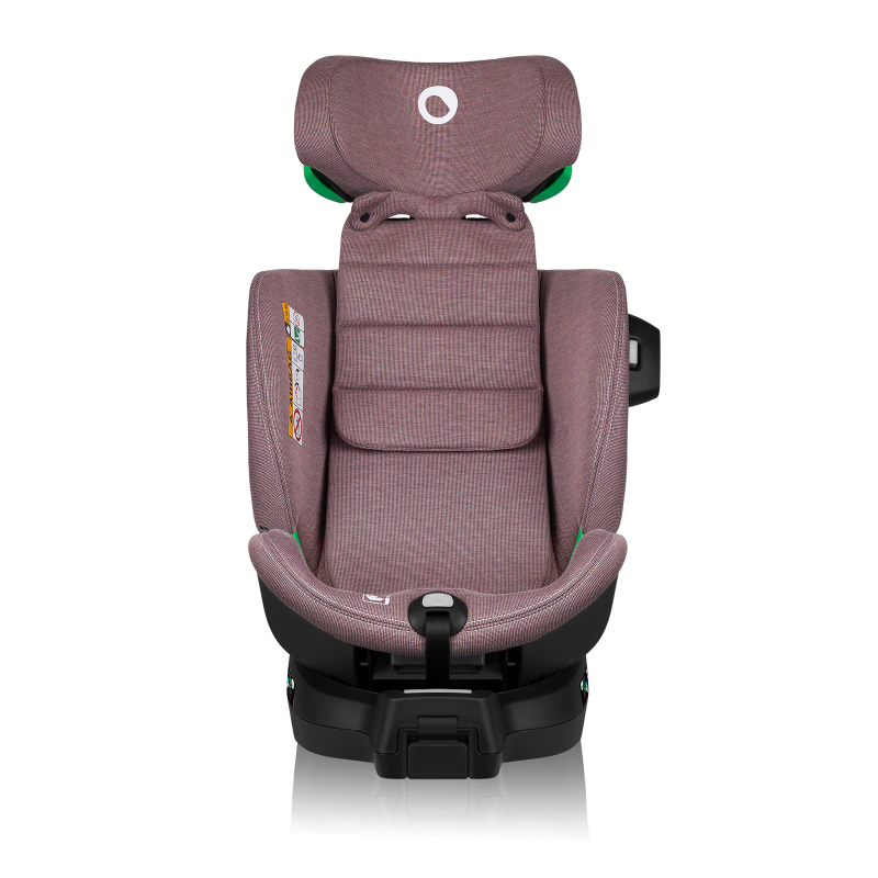 Lionelo Harmony i-Size Pink Mauve Bamboo 360 Rotational Car Seat