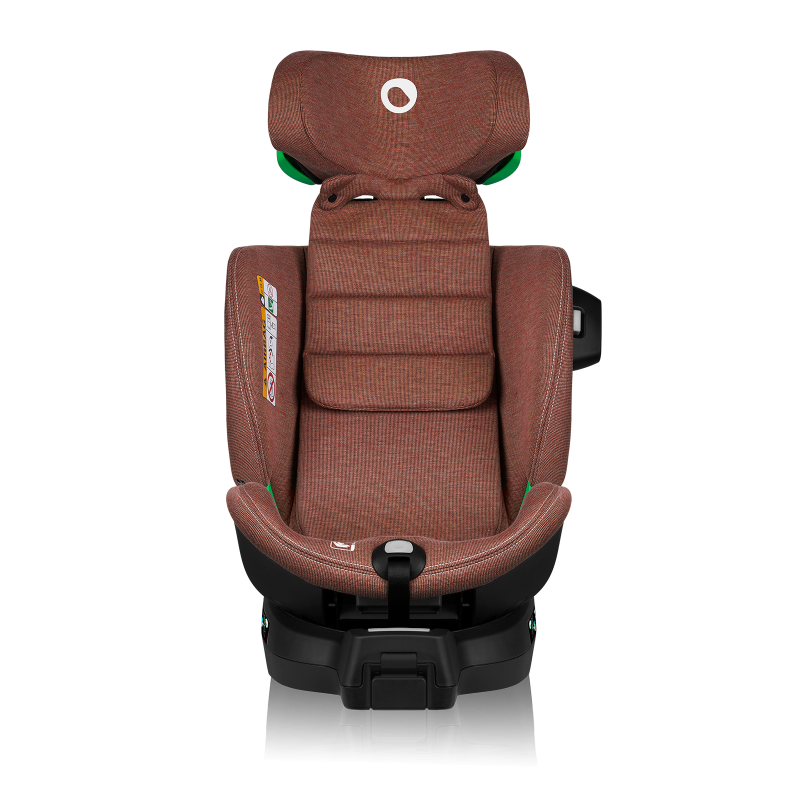 Lionelo Harmony i-Size Red Brick Bamboo 360 Rotational Car Seat