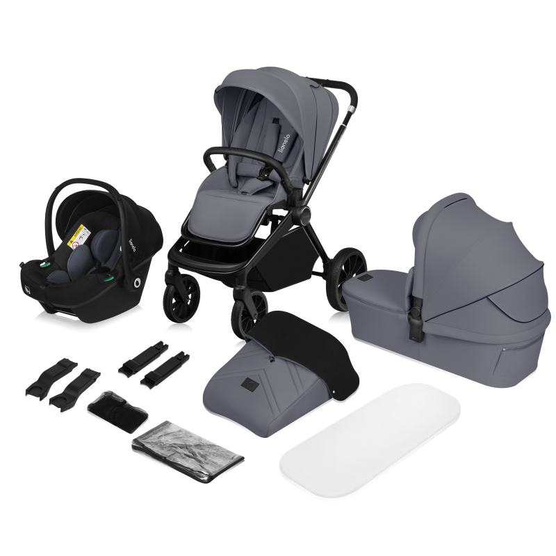 Lionelo Mika Plus - Multi-Function Pram 3 in 1