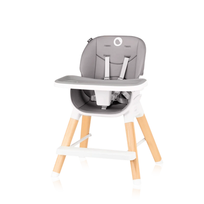 Lionelo Mona Black Onyx/Stone – 4in1 High Chair