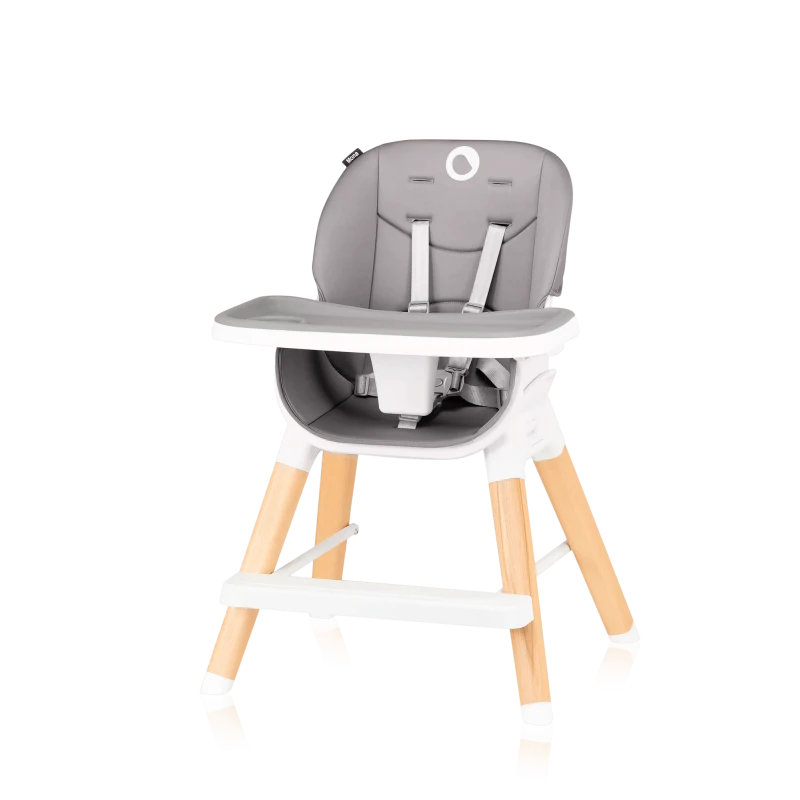 Lionelo Mona Black Onyx/Stone – 4in1 High Chair