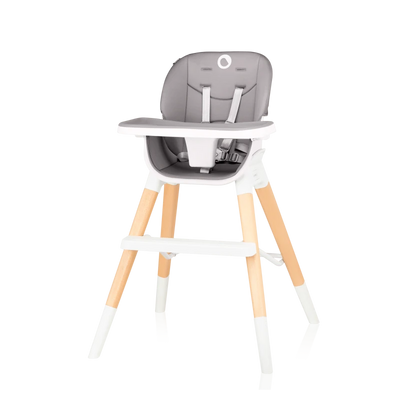 Lionelo Mona Black Onyx/Stone – 4in1 High Chair