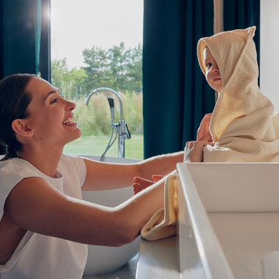 Lionelo Muslin Hooded Towel Different Colours - Hooded Towel