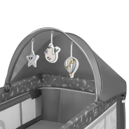 Lionelo Sven Plus Grey Concrete - Cot 2 in 1