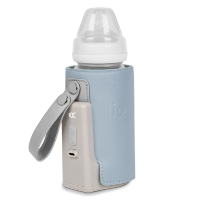 Lionelo Thermup Go Plus - Travel Bottle Warmer Blue/Beige