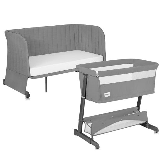 Lionelo Thomi Plus Grey - 5 in 1 Cot