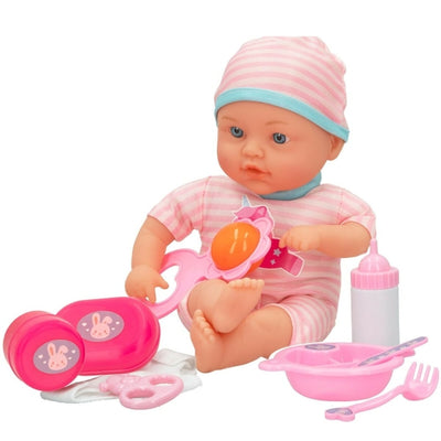 Colorbaby 10pc Doll Set Pink