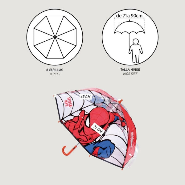 Spiderman Transparent Umbrella