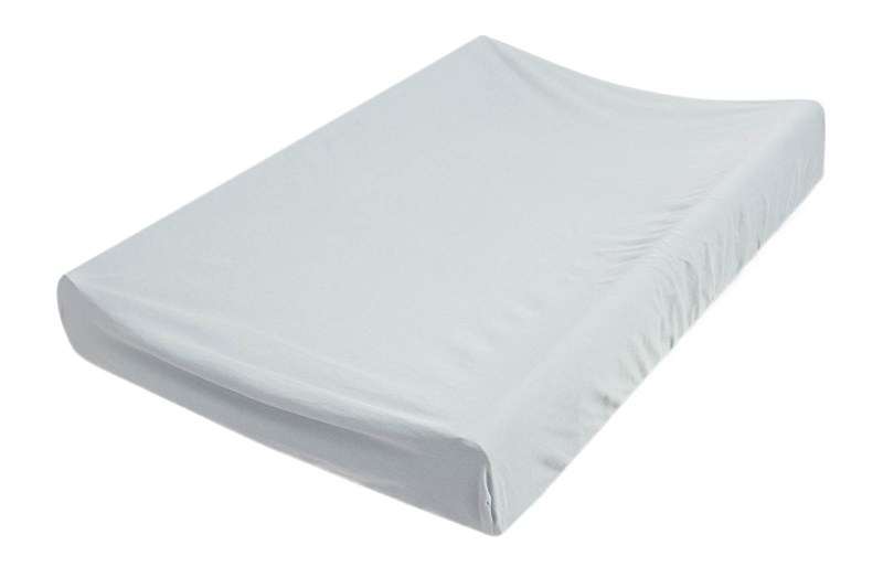 Sensillo Jersey Changing Pad Cover White/Grey 50x70