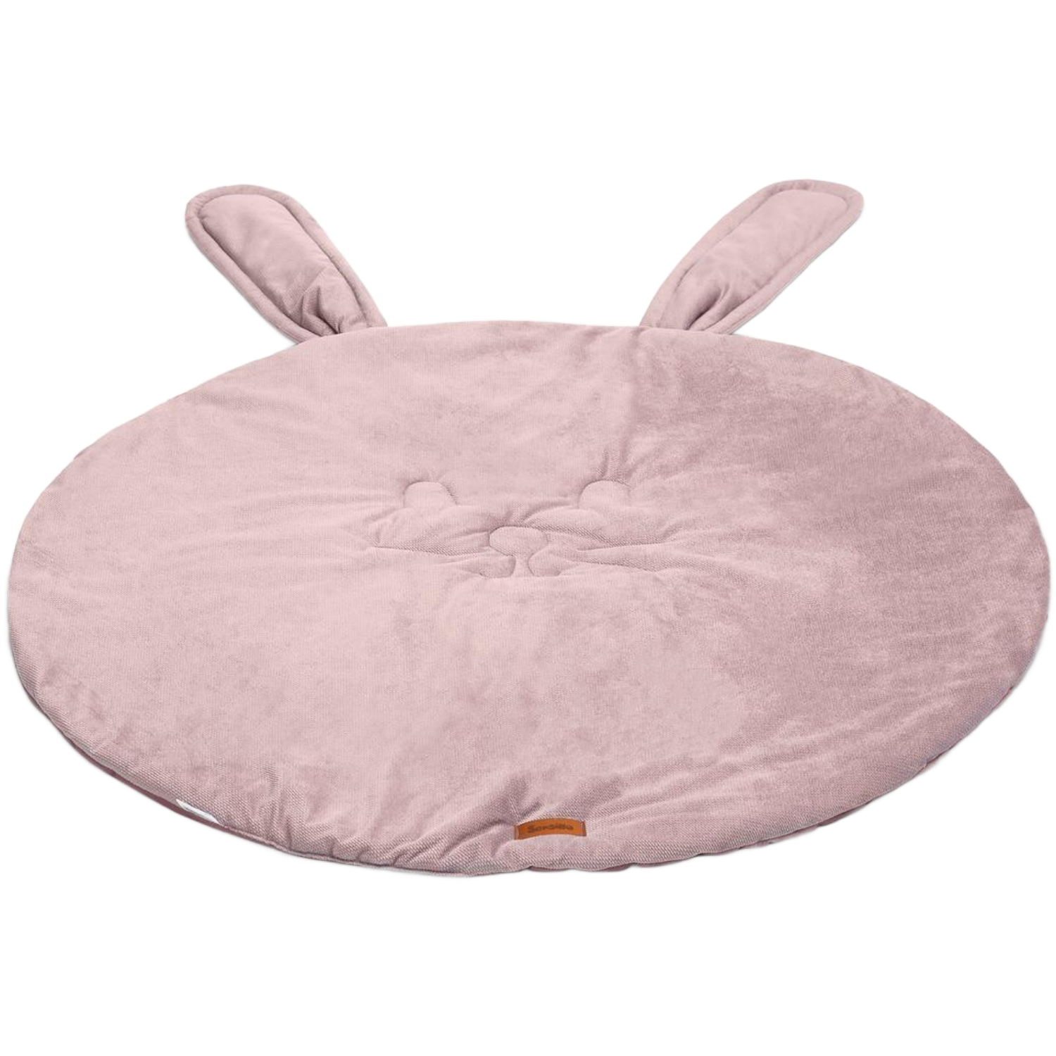 Pink Rabbit Play Mat Sensillo Velvet Bunny Play Mat Beige/Pink – Toytastic Malta