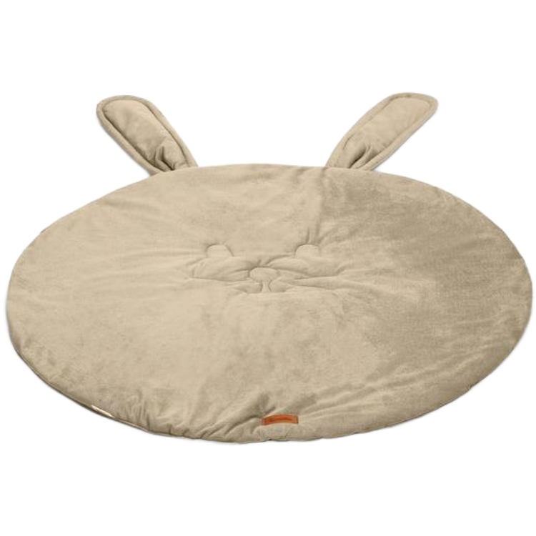 Sensillo Velvet Bunny Play Mat Beige/Pink