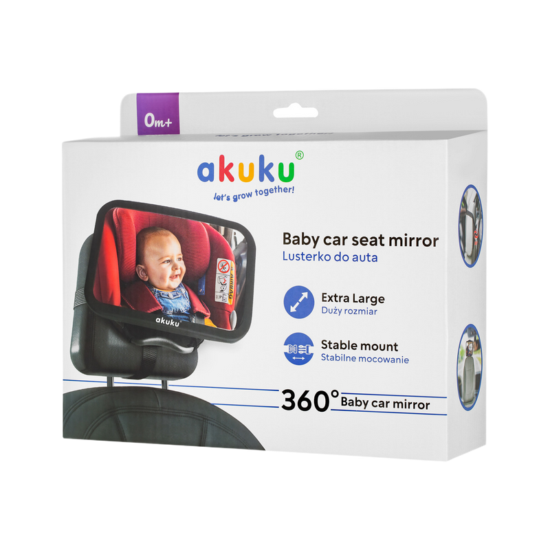 Akuku Car Mirror Black