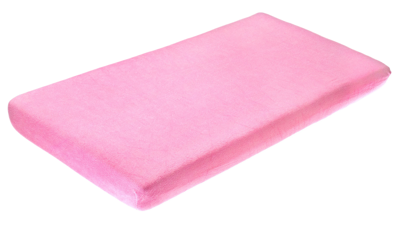 Frotte Fitted Bed Sheet With Elastic Band Pink/Blue/Ecru/Grey/White