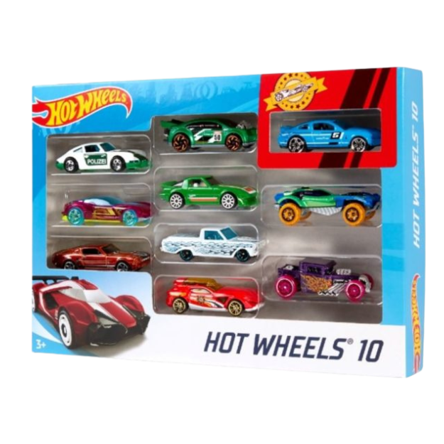 Hot Wheels 10 Pack Car Gift Set