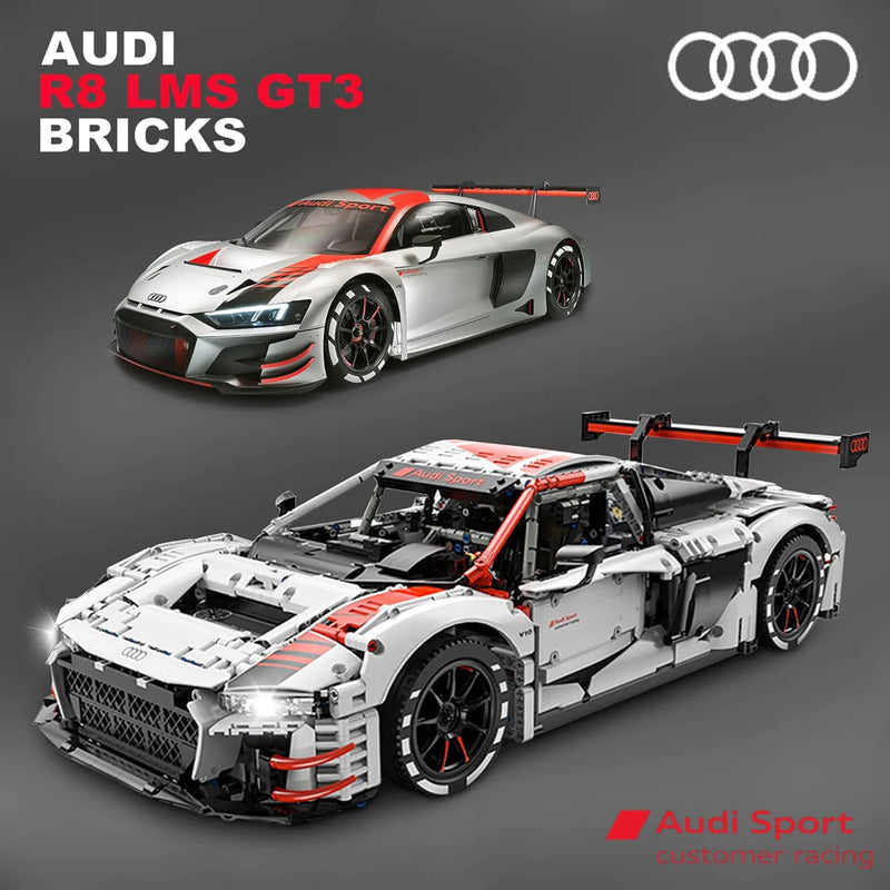 R/C 1:8 Audi R8 GT Building kit/ Assemble Car