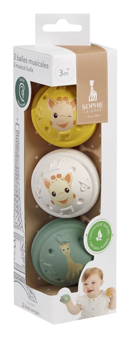 Sophie La Girafe® - Once Upon A Time Collection 3 Musical Balls