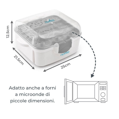 Nuvita Microwave Sterilizer - Stericompact