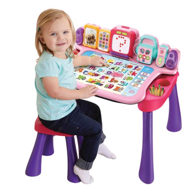 Vtech Touch And Learn Desk Pink