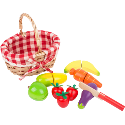 Shopping Basket With Cuttable Fruits