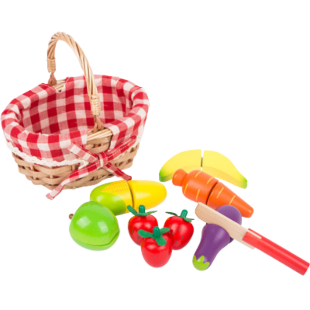 Shopping Basket With Cuttable Fruits