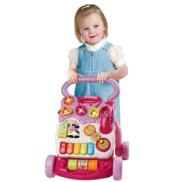 Vtech First Steps Baby Walker Pink Toytastic Malta