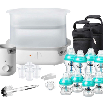 Tommee Tippee Closer To Nature Complete Feeding Set Anticolic White