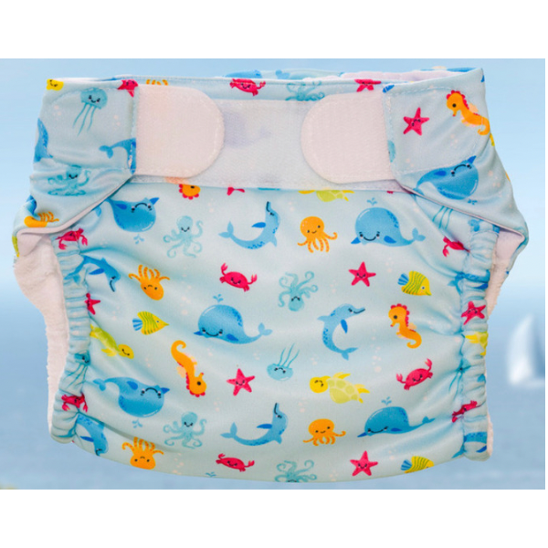 Freds Swimming Nappy Blue