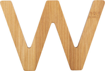 Bamboo Monster Wooden Letters