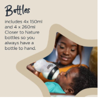 Tommee Tippee Closer To Nature Complete Feeding Set Black