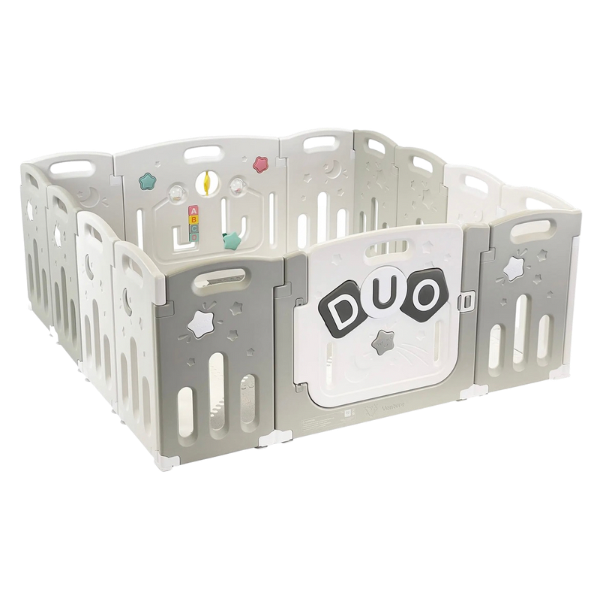 DUO Grey Playpen Other Sizes and Options